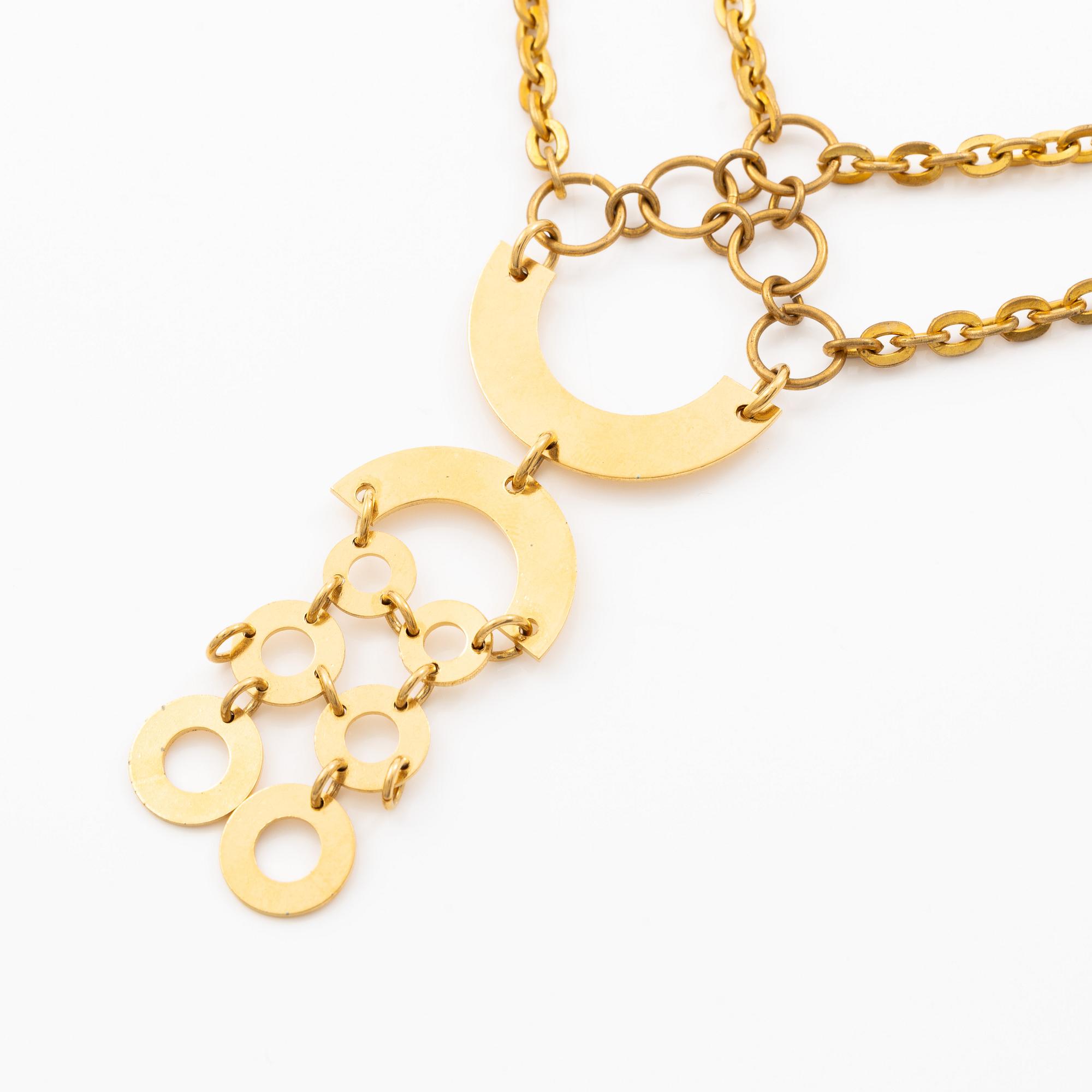 Siv Lagerström, brass necklace.