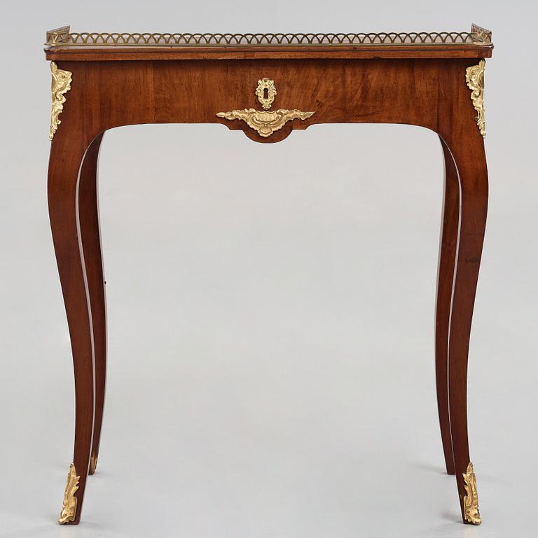 A Swedish Rococo 18th century table in the manner of Lars Nordin (master in Stockholm 1743-1773).