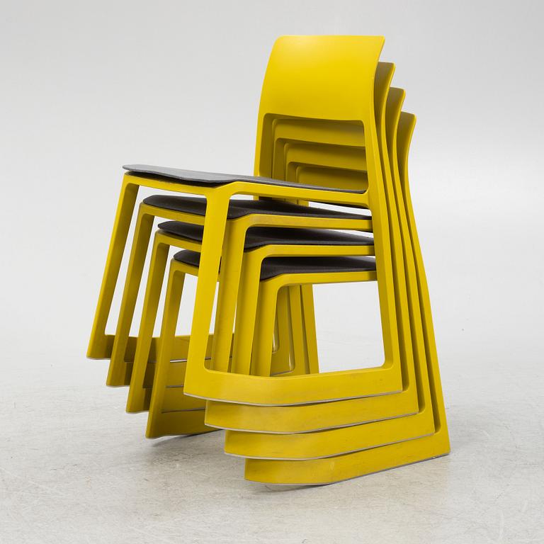 Edward Barber & Jay Osgerby, stolar, 8 st, "Tip Ton", Vitra.