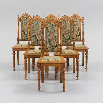 STOLAR, 6 st, nyrenässans, 1800-talets slut.