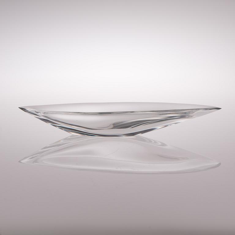 A piece of art glass model 3359, 3859, signed Tapio Wirkkala Iittala. Late 1950s.
