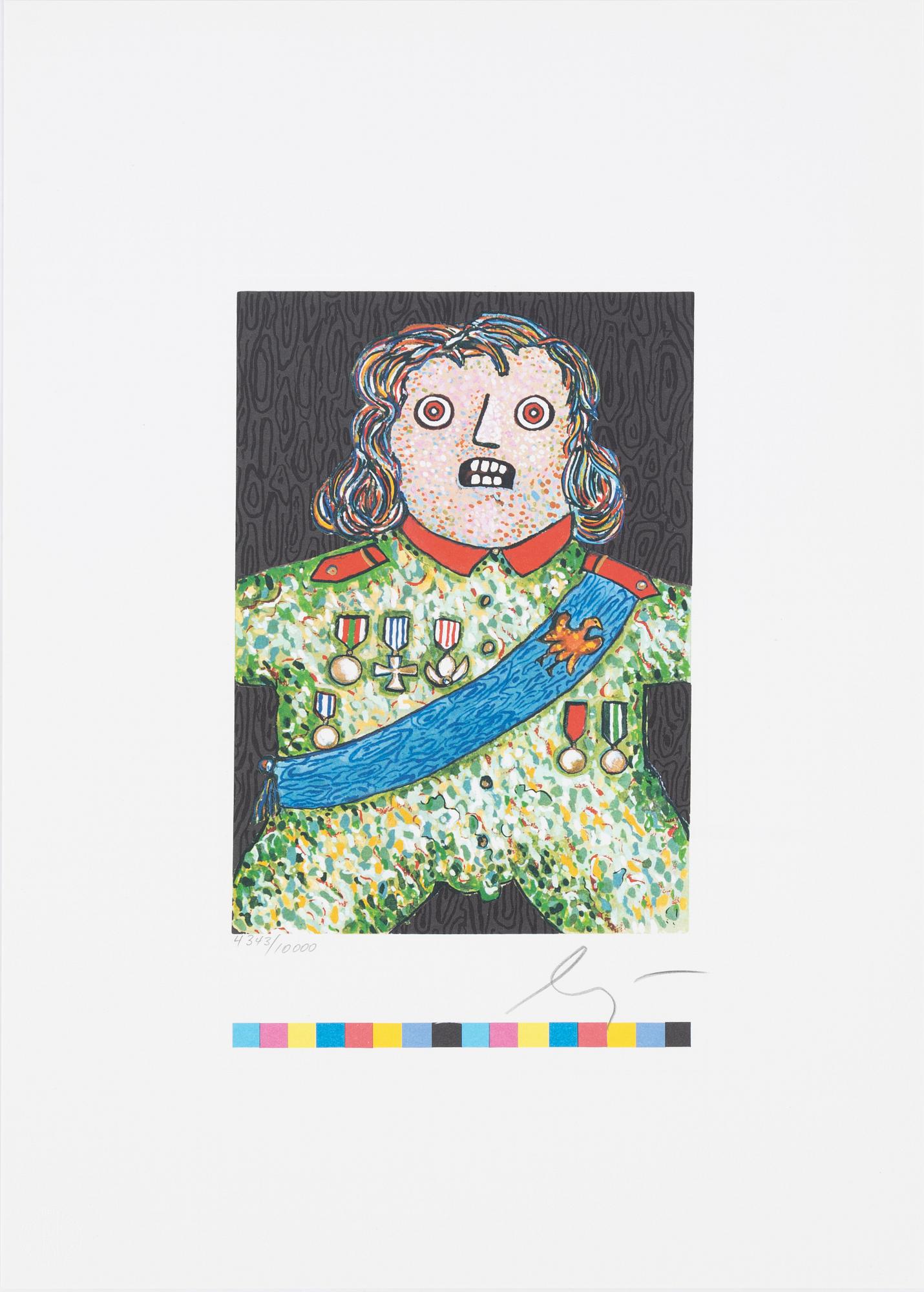 "Die Kunst der Graphik", suite comprising 6 prints, 1982, signed 4343/10000.