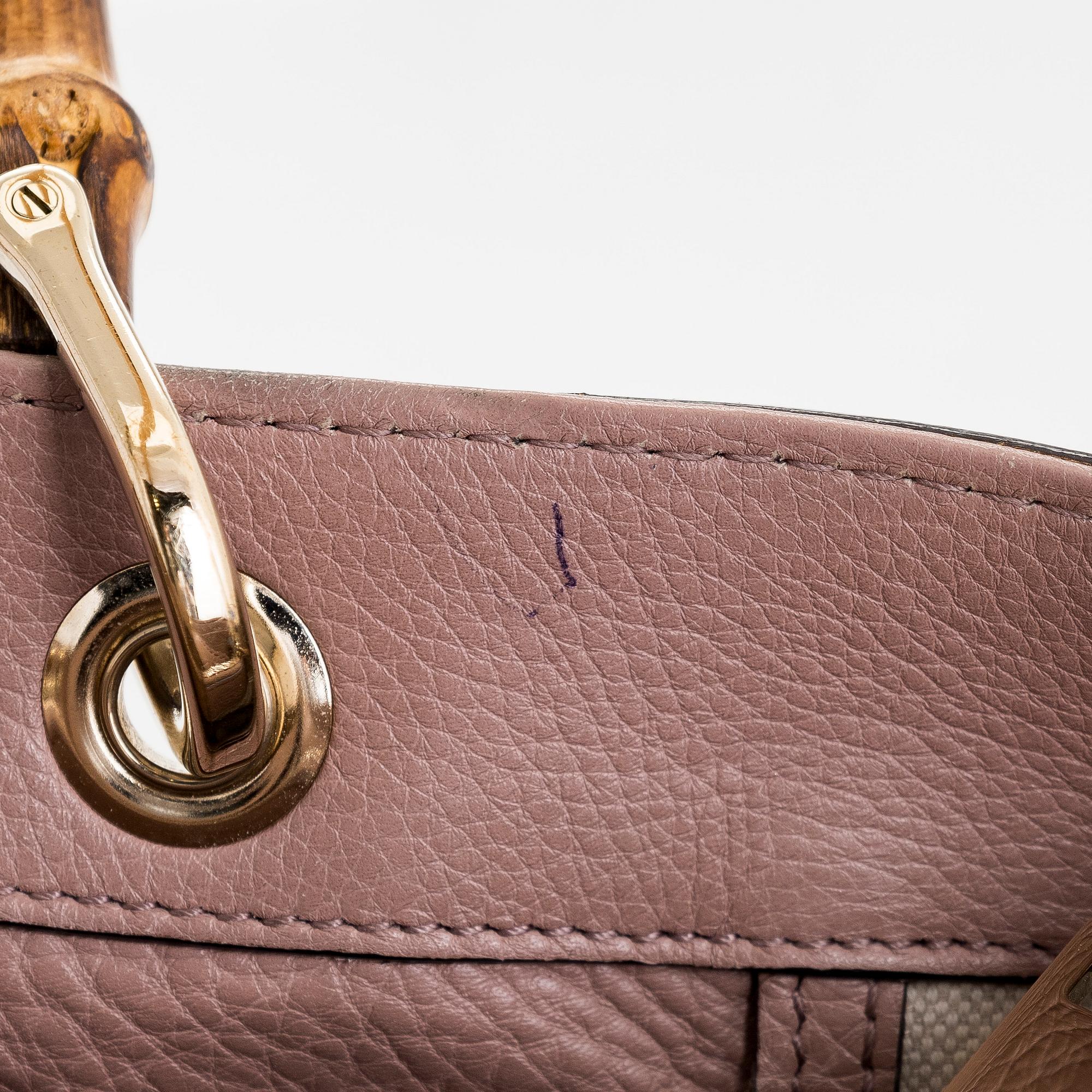 Gucci, a 'Bamboo shopper' bag.