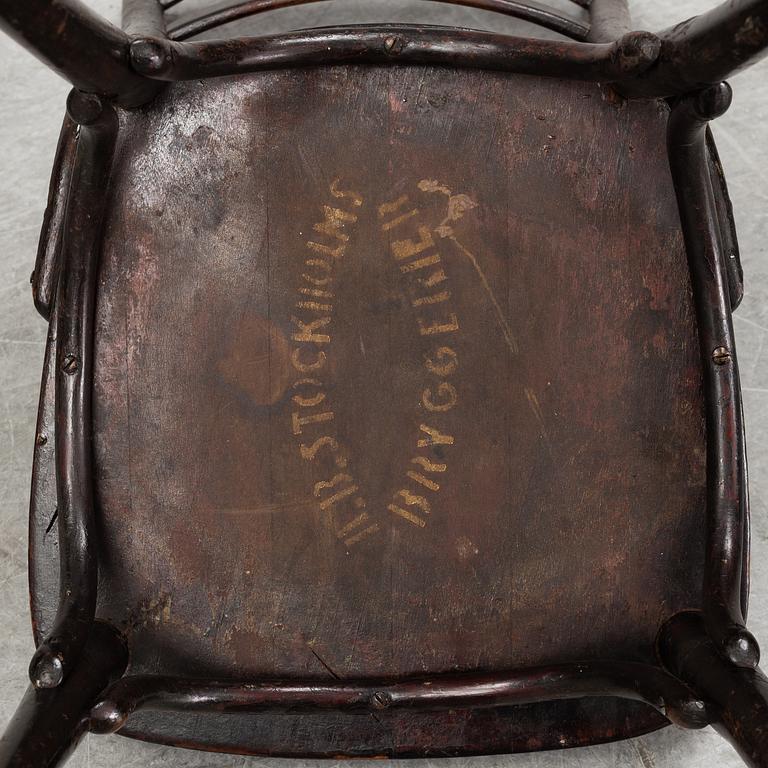 a set of 6 chairs from the early 20th century.