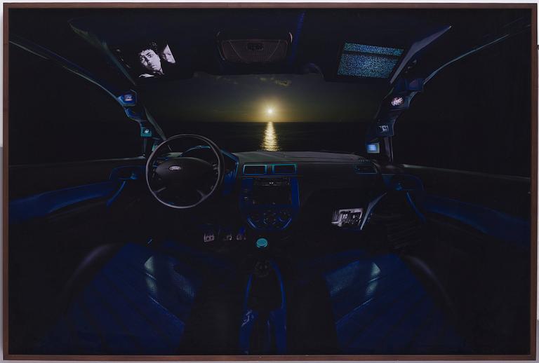 Luis Gispert, Luis Gispert, "Blue Car", 2010.