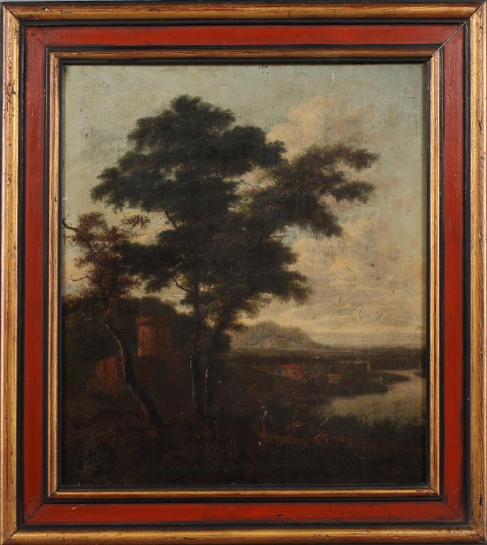 OKÄND KONSTNÄR, 2 st, olja på träpannå, mellaneuropa 1700-tal.