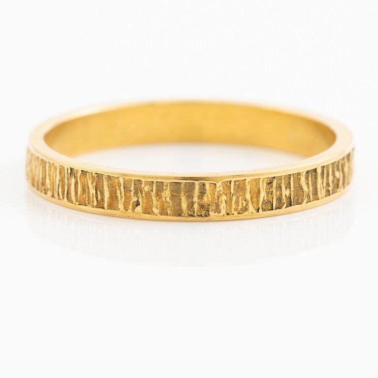 Lapponia, ring, 18K gold, Finland 1977.