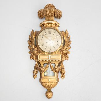 A Gustavian style wall clock by Robert Engström, first half of the 20th century.