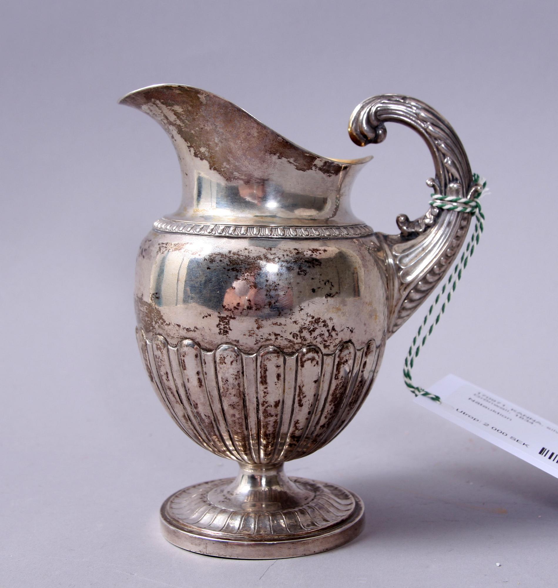 KANNA, silver. Empire, Johan Petter Grönwall, 1834. Ca 236 gr.