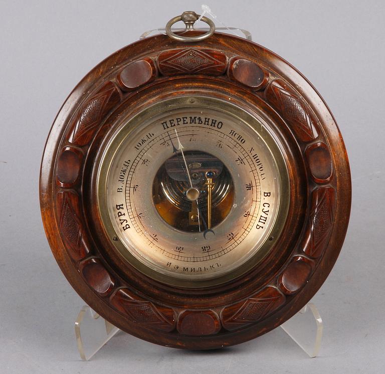 BAROMETER, Ryssland omkring 1900.
