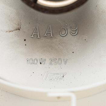 A pair of ceiling lights, model AA59 Itsu, mid 20th century.