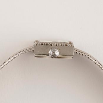 Longines. Platina. Manual winding. 17x17 mm. mid-1900s.