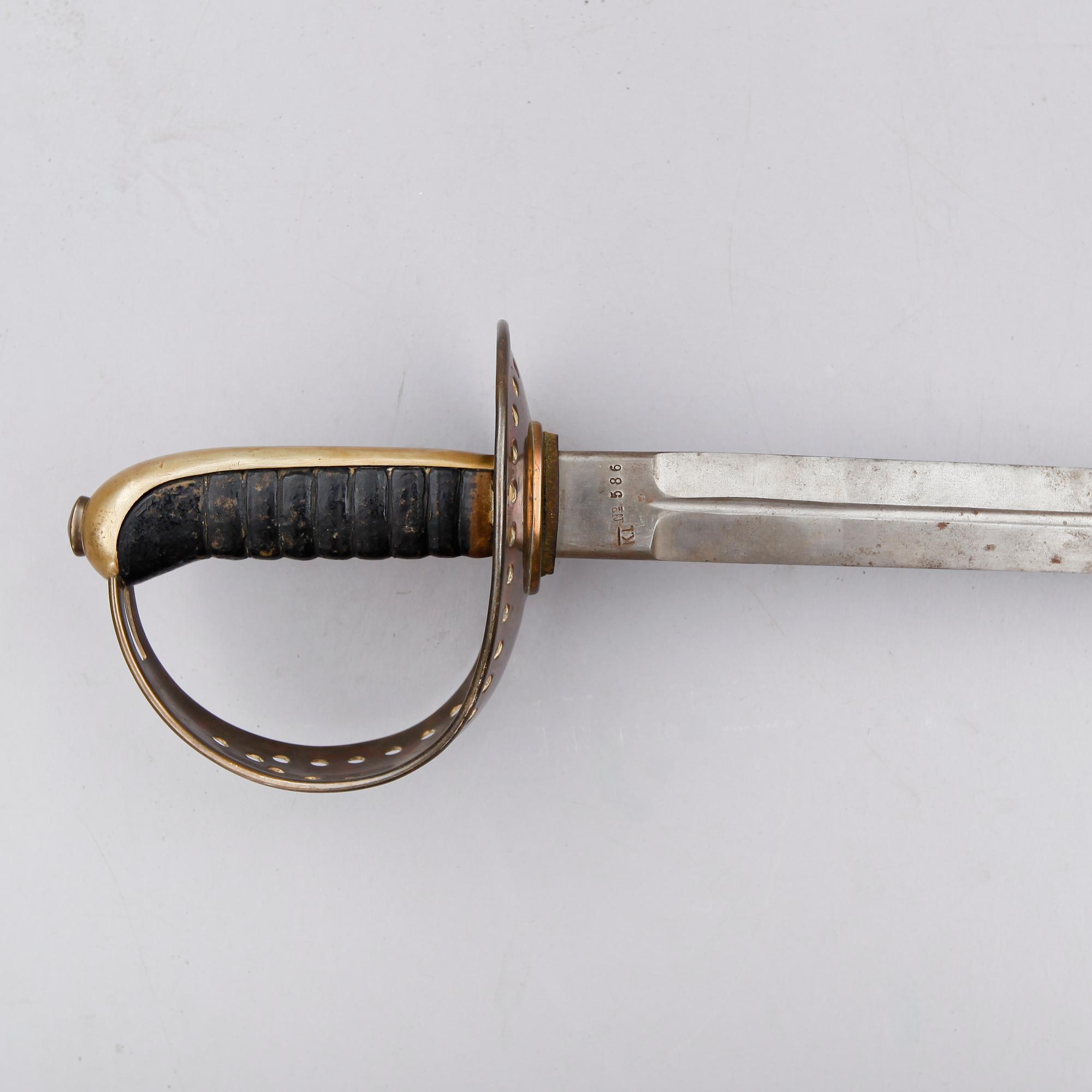 SABEL, m/1893 för kavalleriet.
