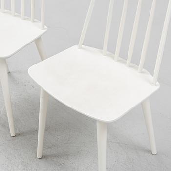Folke Pålsson, a set of six model 'J77' chairs, Hay, Denmark.