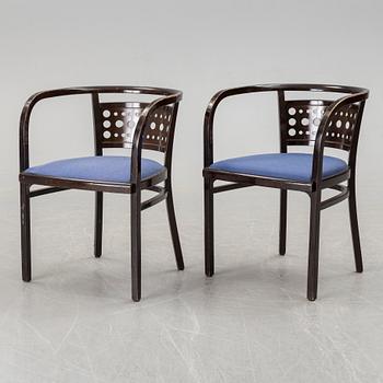 A set of six 'Nr 86' armchairs by jsef Hoffman for Thonet.