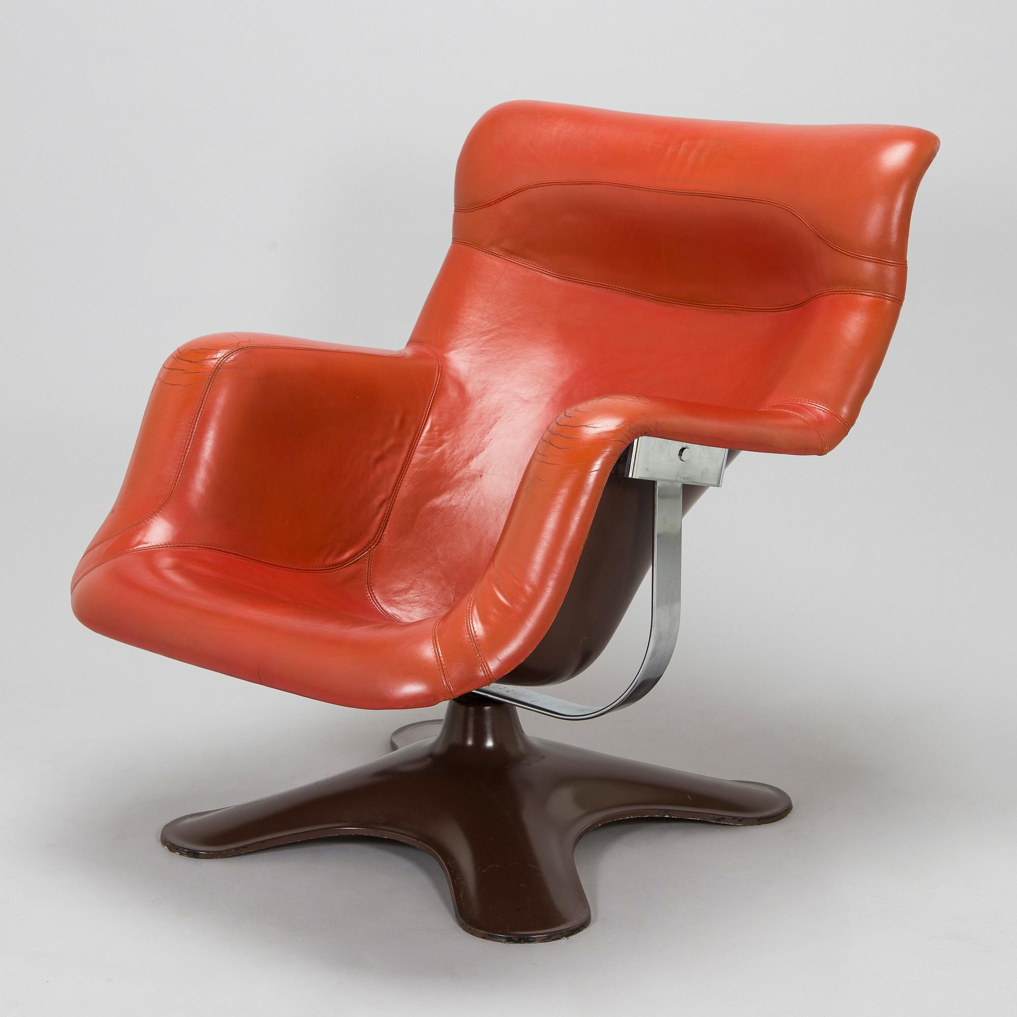 Yrjö Kukkapuro, nojatuoli, "Karuselli" Haimi, 1960-luku.