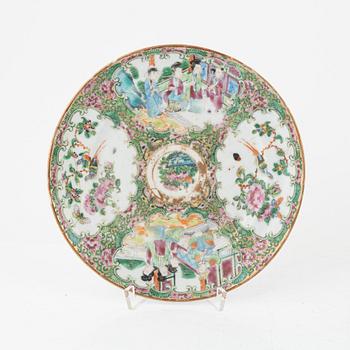 Parti porslin, 10 delar, kanton, Kina, 1800-tal.