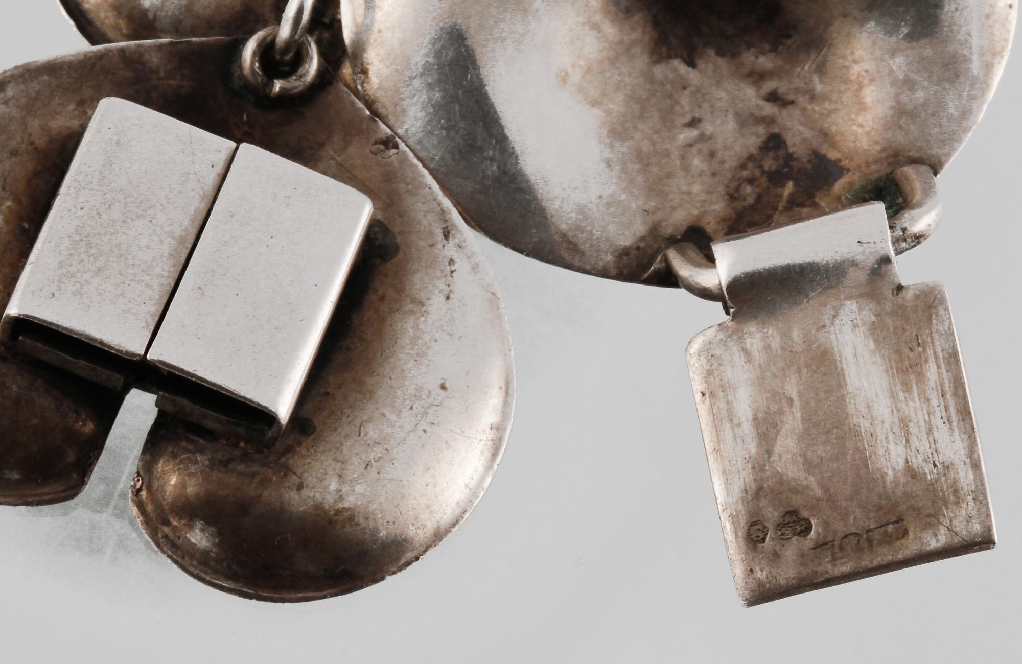 COLLIER, silver, Georg Kaplan, Stockholm. Vikt 60,3 gram.