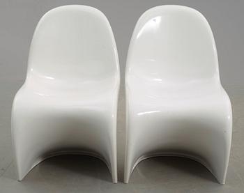 A pair of Verner Panton 'Panton chairs', Herman Miller, USA 1972.