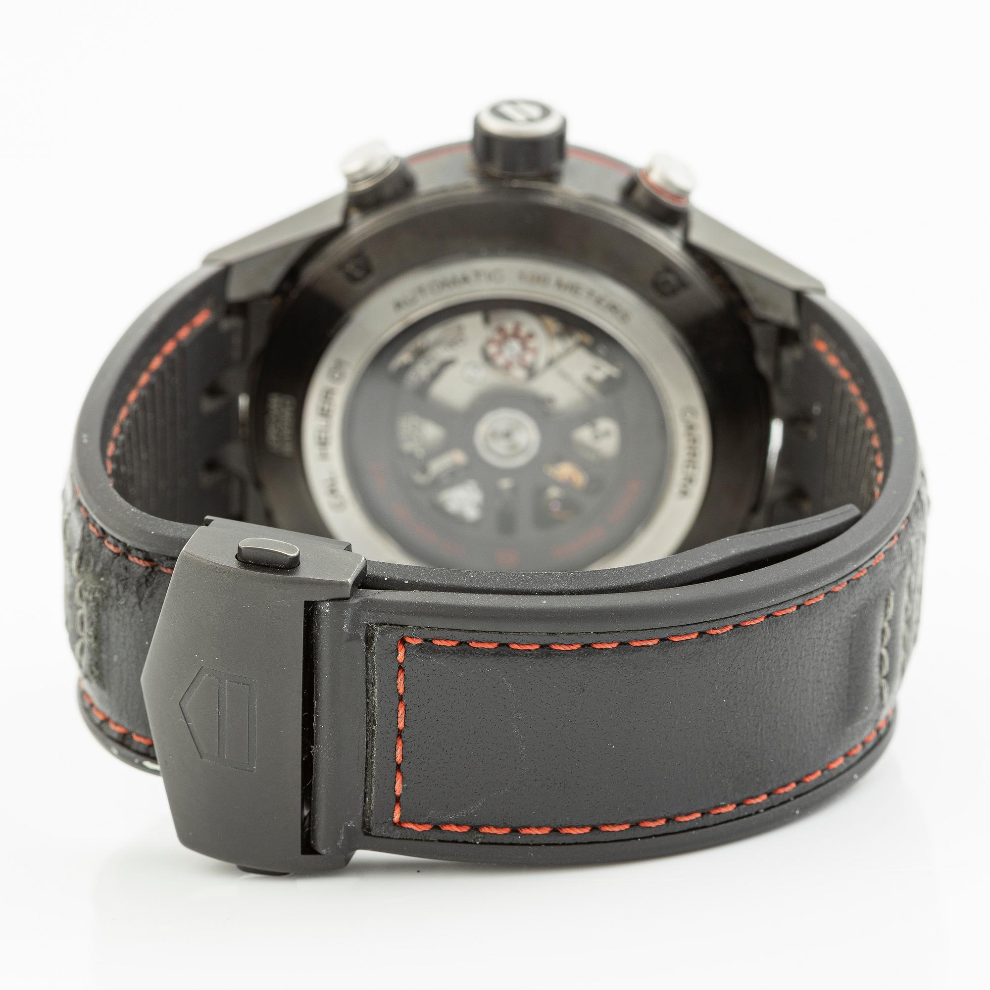TAG Heuer, Carrera, wristwatch, chronograph, 45 mm.