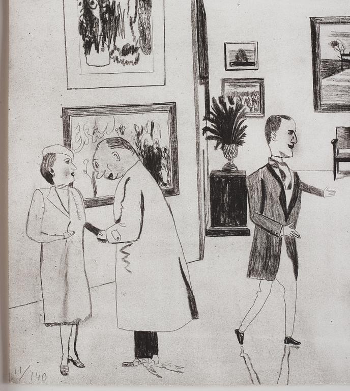 Jockum Nordström, lithograph, 1999, signed 11/140.