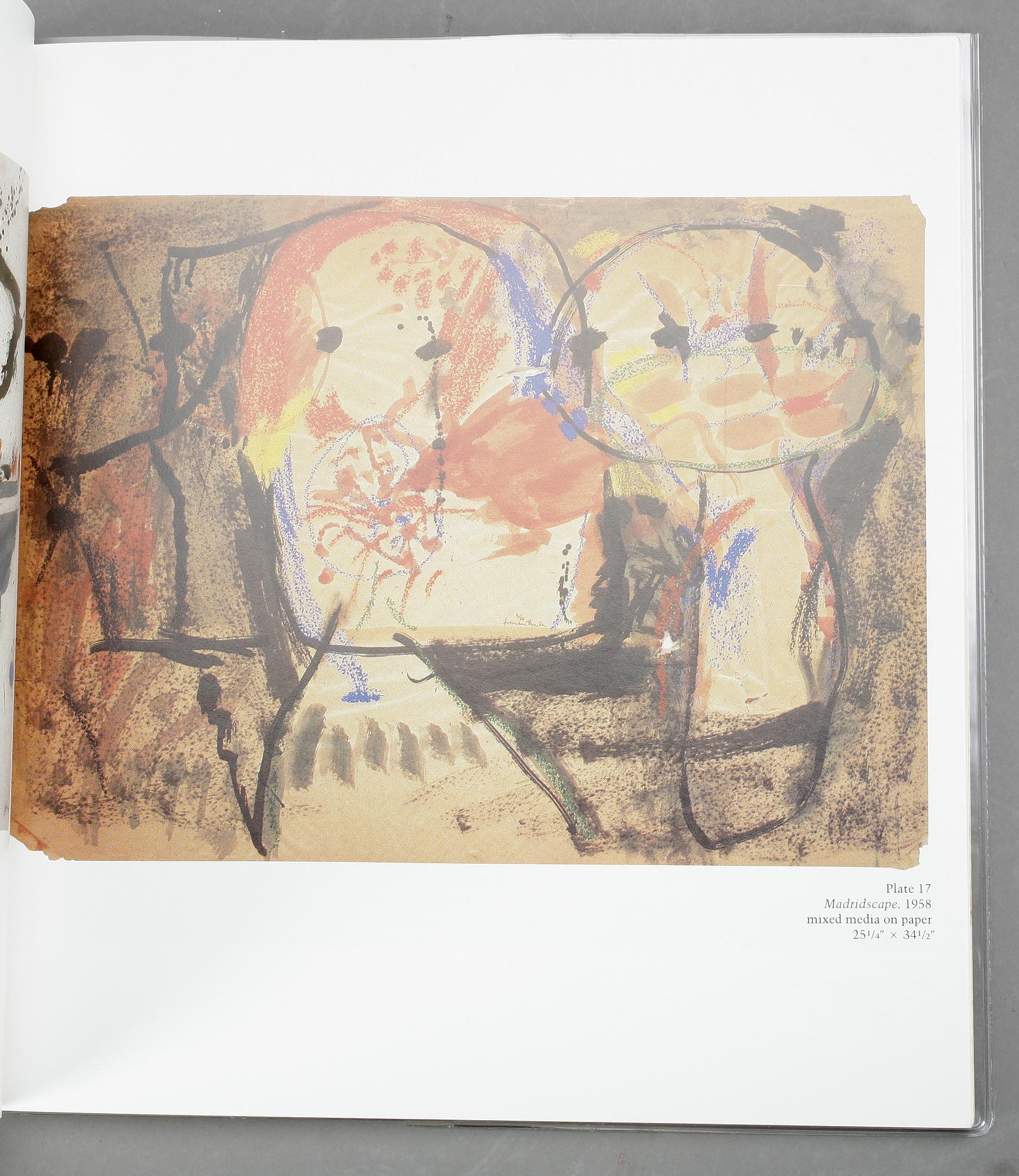 HELEN FRANKENTHALER, bok, signerad, "Works on paper 1949-1984.".