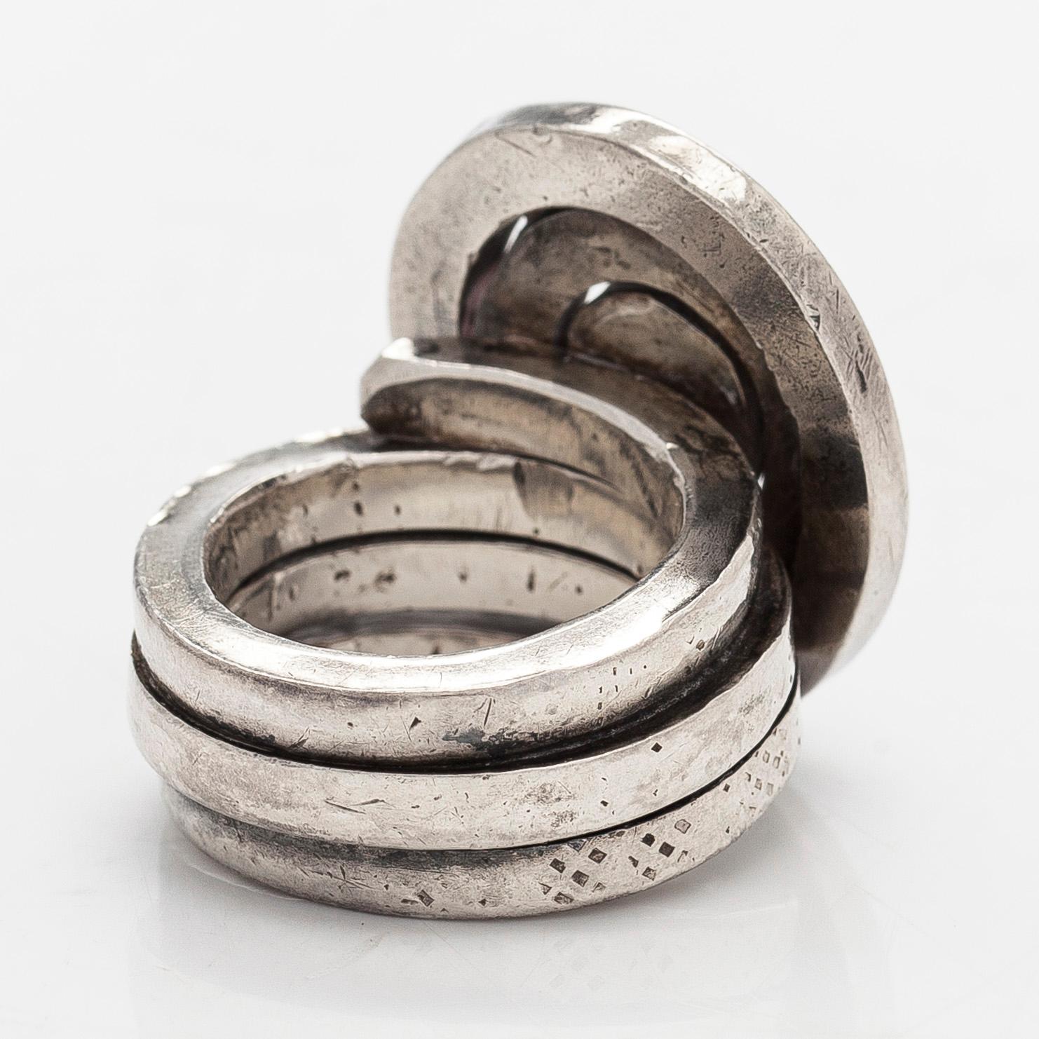 Alexander Calder, a late 1930s silver ring.