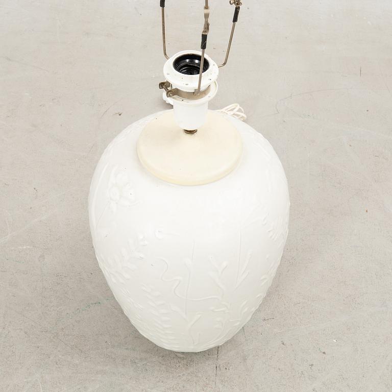 Table lamp Nittsjö 1940s/50s stoneware.