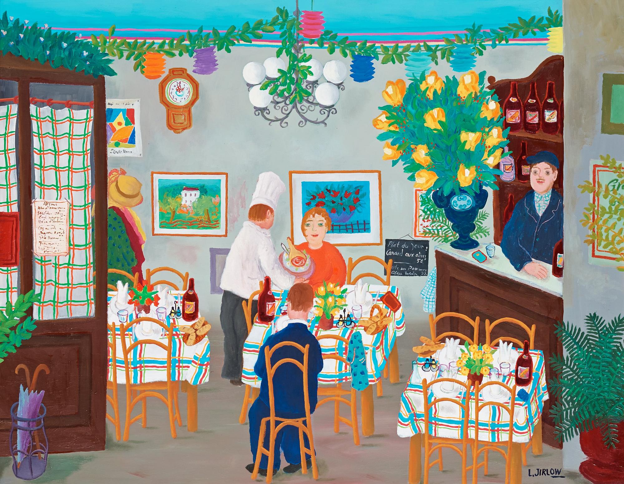 Lennart Jirlow, Restaurangbesök.