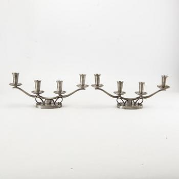 GAB kandelabrar ett par tenn 1938.