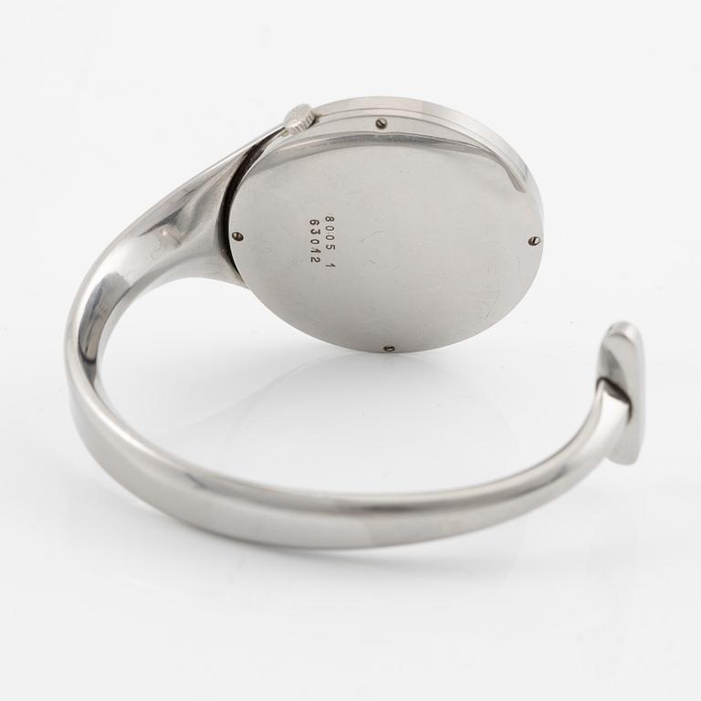 Georg Jensen, "L.U.Chopard & Cie", design Vivianna Torun Bülow-Hübe , armbandsur, 33 mm.