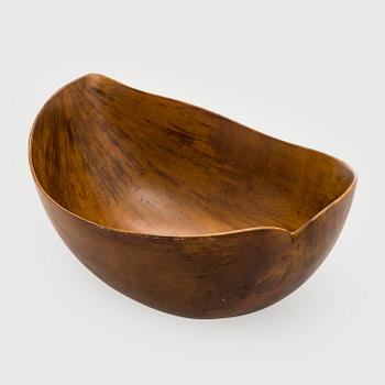 Skål, teak, David Auld, Haiti 1900-talets mitt.