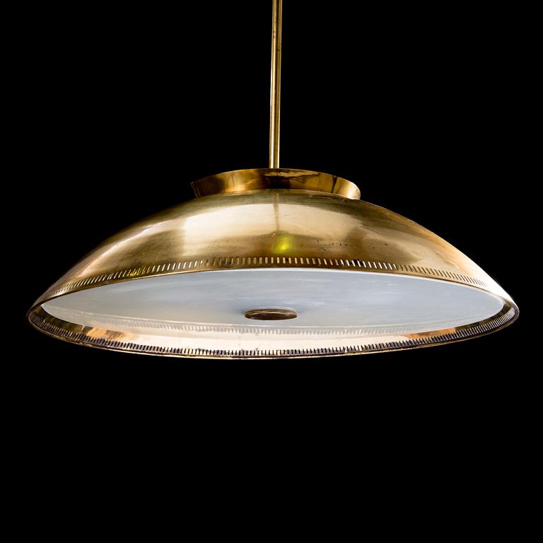 PAAVO TYNELL, a mid 20th century pendant light for Taito/Idman, Finland.