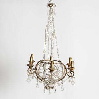 A chandelier, second half of the 20th century.