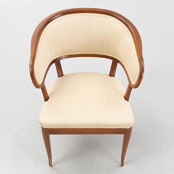 Carl Malmsten, a "Jonas Love" armchair, second half of the 20th century.