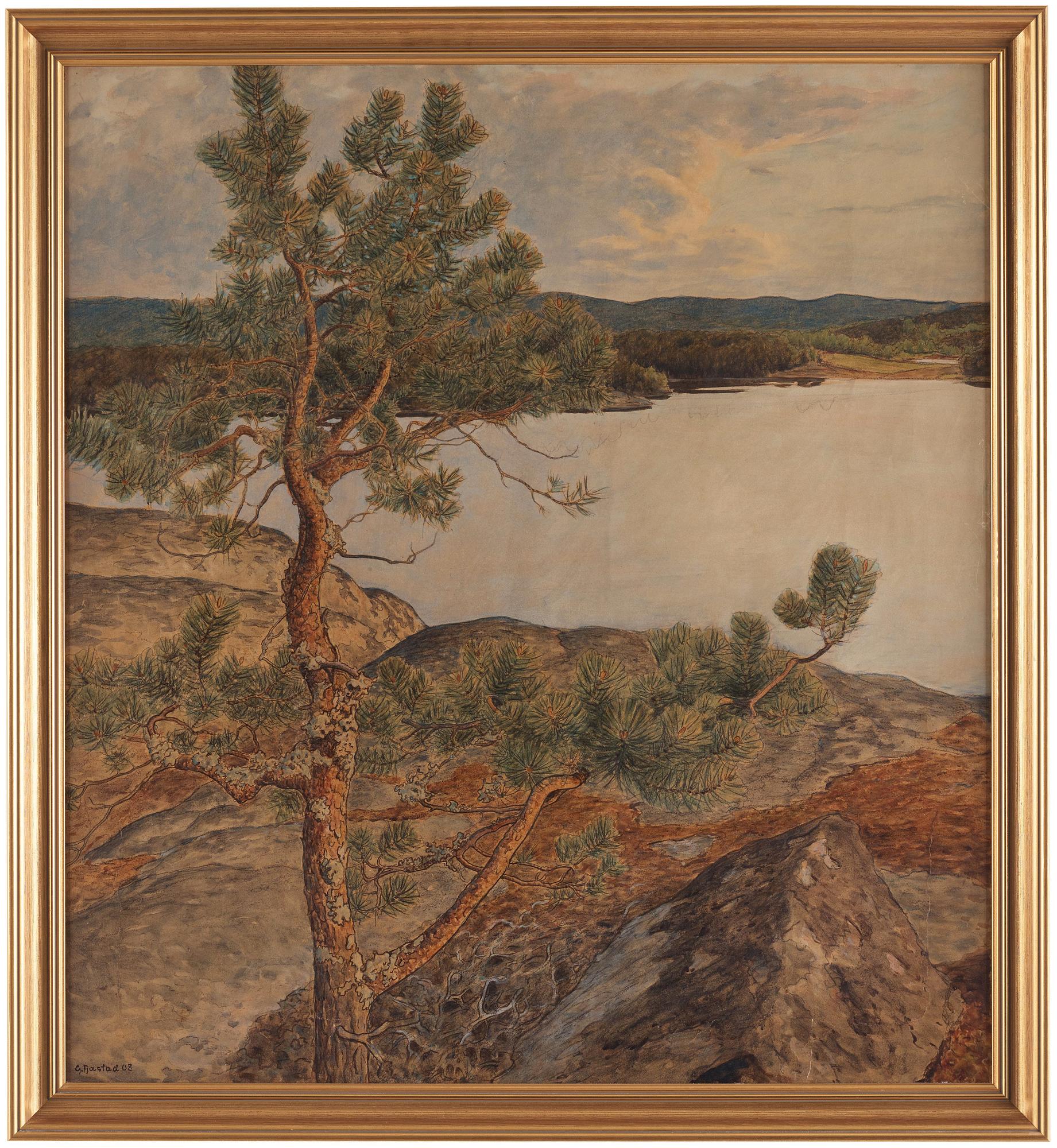 Gustaf Fjaestad, Landscape.