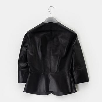 Marni, a leather jacket, size 38.