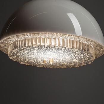 TAKLAMPA, 1970-tal. Tot. höjd 69 cm.