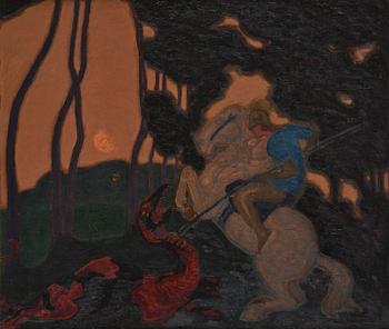 787. Pelle Swedlund, Saint George and the Dragon.