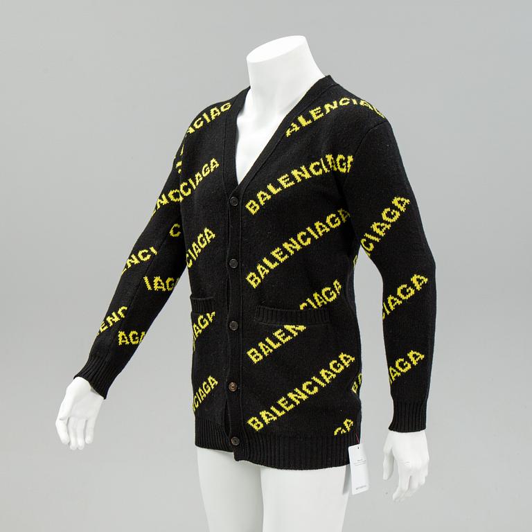 Balenciaga, knitted wool cardigan, size S.