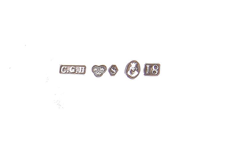 KAFFESERVIS, 3 delar, silver, nyrokokostil, CG Hallberg, Stockholm 1935.