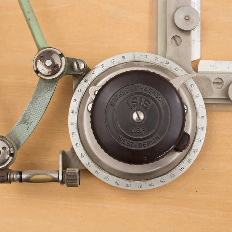 A drawing table from Schmidt & Haensch ISIS, West Berlin, mid 20th Century.