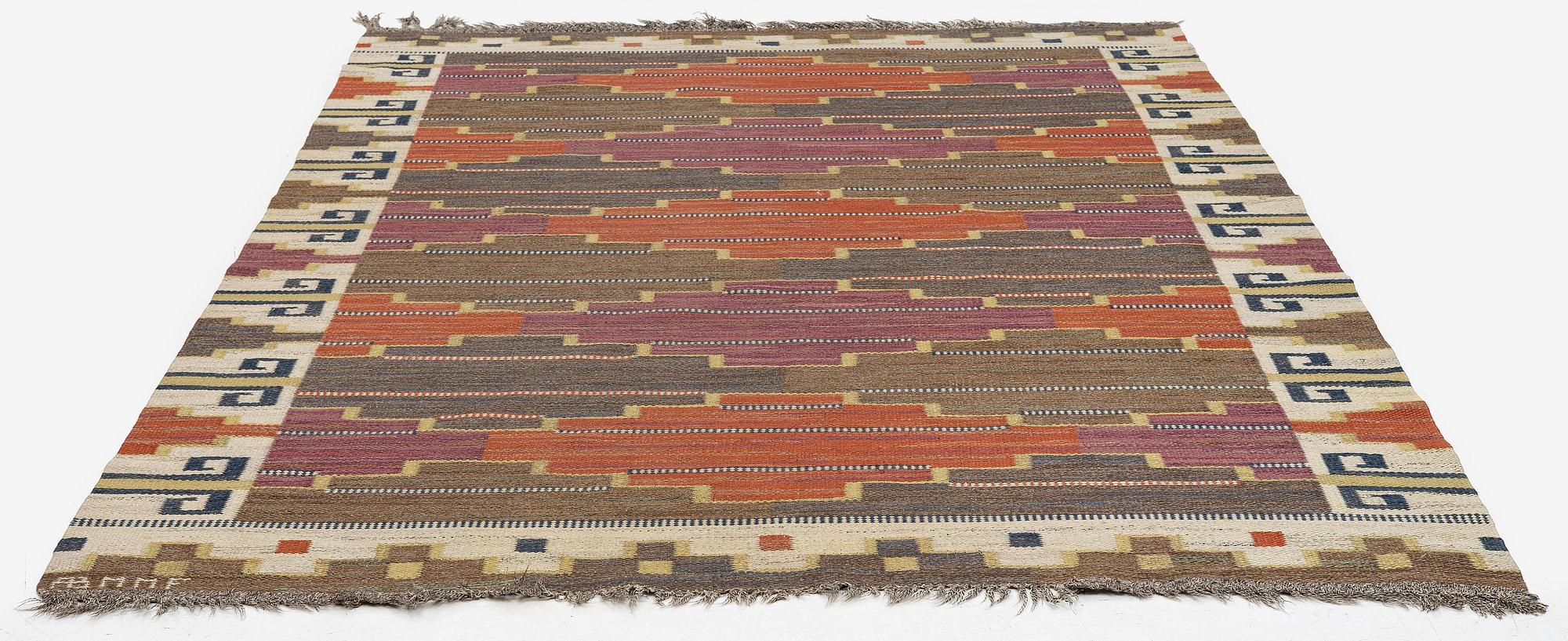Märta Måås-Fjetterström, matta, ”Bruna heden”, rölakan, ca 250 x 170 cm, signerad AB MMF.