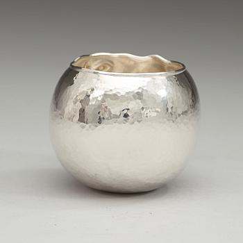 An Olle Ohlsson sterling vase.