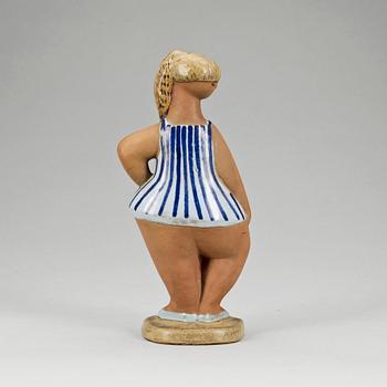 FIGURIN, keramik, "Dora", Lisa Larson, Gustavsberg, 1900-talets andra hälft.