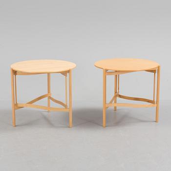 SOFFBORD, ett par, "Tema", design Hans Johansson 1987, Karl Andersson och Söner, Huskvarna.