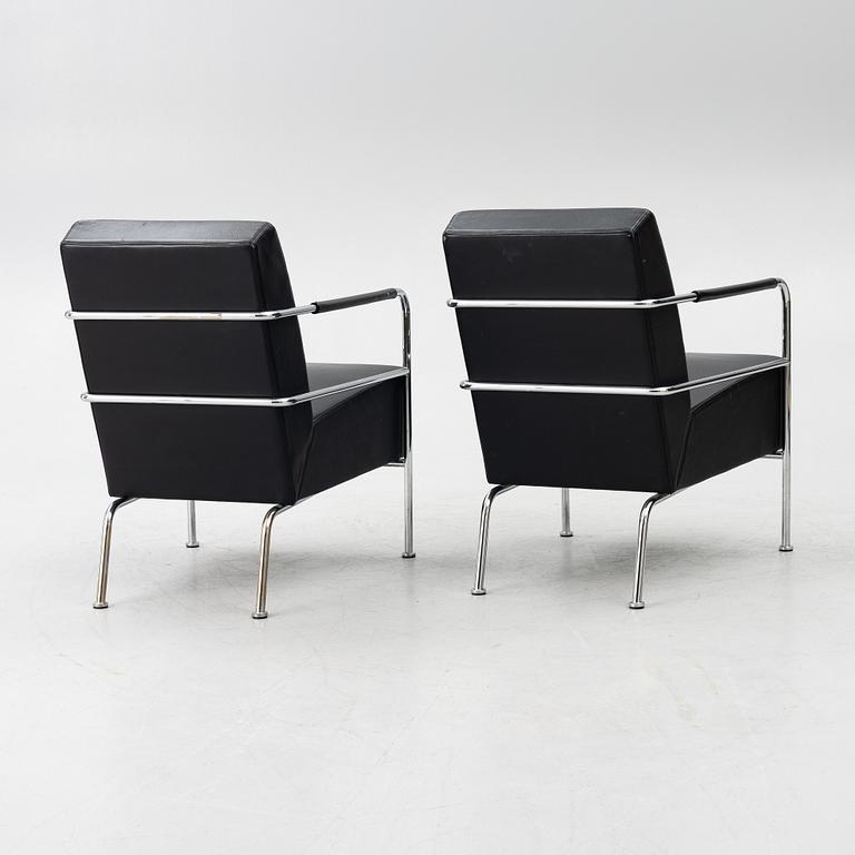 Gunilla Allard, a pair of 'Cinema' armchairs, Lammhults, Sweden.