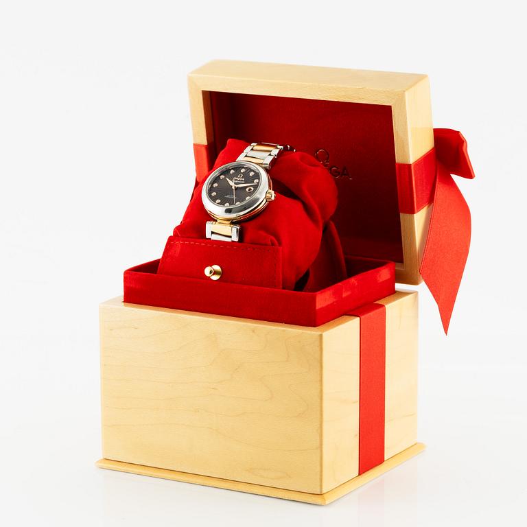 Omega, De Ville, Ladymatic, Co-Axial, "Diamond Dial", wristwatch, 34 mm.