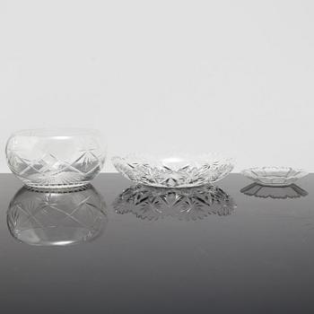 GLASSERVIS, 91 delar, 1900-tal.