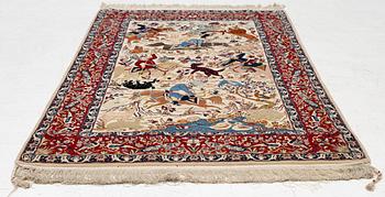 A semi-antique Isfahan rug, central Persia, c. 171 x 100 cm.